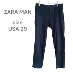 ZARA MAN　メンズ　チノパン　ネイビー　EUR36　Ｓ　ストレート