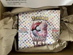 【納品書付き】ポケモンカード151 未開封 シュリンク付きbox