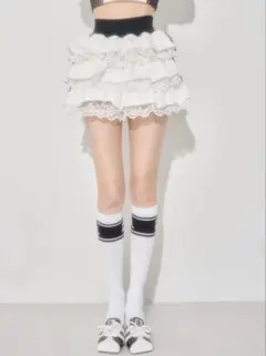 darich ダーリッチ　スポーティラインフリルミニスカートF