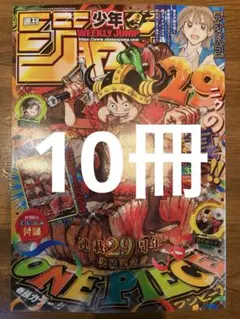 週刊少年ジャンプ2026年33号 ワンピース連載29周年記念カード付き×10冊