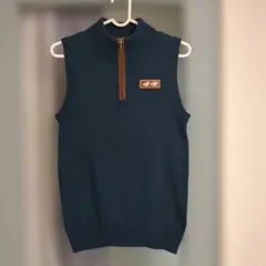 JUN&ROPE レディース ゴルフ ニットベスト ハーフジップ