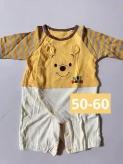 ディズニープーさんロンパース 50-60cm