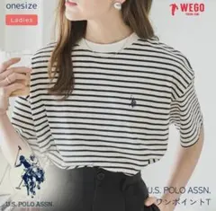 WEGO U.S. POLO ASSN USPOLOワンポイントTシャツ
