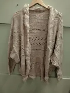 美品♥アンクルージュ Ank Rouge 長袖 ドルマン ニット ボレロのサムネイル