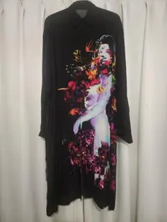 yohji yamamoto 18ss 椿とたばこ シルクシャツ 内田すずめ - メルカリ