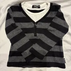 COMME CA ISM 90サイズ 長袖カットソー