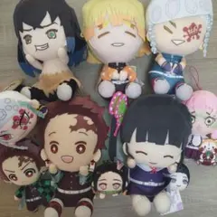 鬼滅の刃 ぬいぐるみ マスコット まとめ売り　大量　もちころりん　ぽふっと
