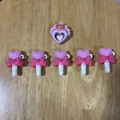 キミとアイドルプリキュア バスボール　アイドルハートブローチ、キラキライト