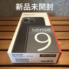 新品未開封 SHARP AQUOS SH-M29 ブラック - メルカリ