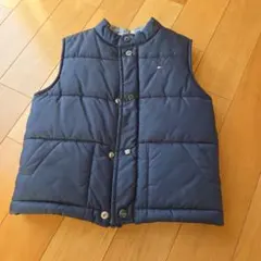 ネイビー ダウンベスト ノースリーブ