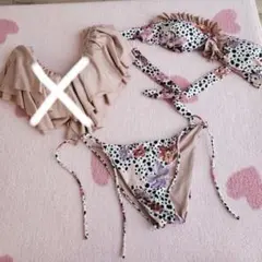 美品ほつれ有⭐︎eimy istoireダルメシアン柄　ビキニ　２点セット水着のサムネイル