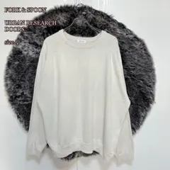 ⚫︎FORK & SPOON メンズ ニットサドルショルダーニットセーターのサムネイル