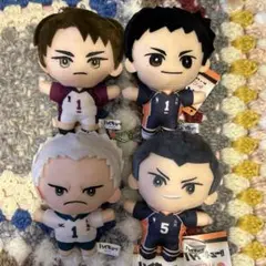 ハイキュー　ミニこれ　ぬいぐるみマスコット　4個