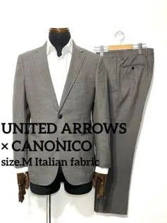 G.L.R UNITED ARROWS◇イタリア製カノニコ高級生地◇メンズスーツ
