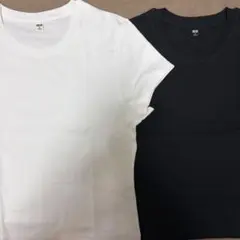 UNIQLO ミニTシャツ 2枚セット ホワイトXL ブラックL
