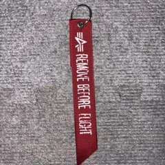 ALPHA INDUSTRIES 赤タグ 赤リボン フライトタグ ma-1