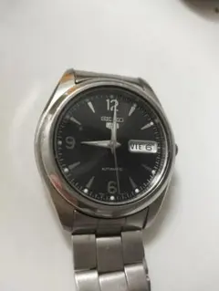 SEIKO 5 自動巻き時計 本体 シンプル 稼働品のサムネイル