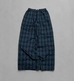check パジャマパンツcityboy baggy 極太 古着 - メルカリ