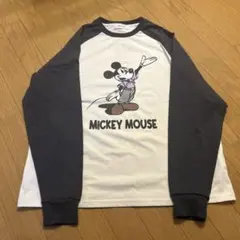 ミッキーマウス ラグラン ロンTシャツ