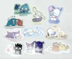 サンリオキャラクター シール 10枚 ステッカー クロミ ハンギョドン シナモン