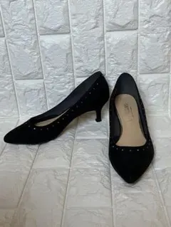 Le Talon ルタロン パンプス ブラック スタッズ 36 4cmヒール