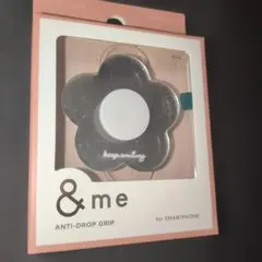 &me スマホグリップ ミラー 花　フラワー