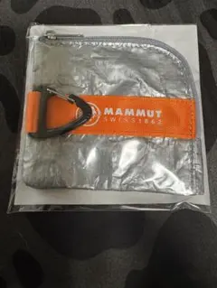 非売品　MAMMUT カラビナ付きコインケース シルバーのサムネイル