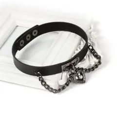 チョーカー　ネックレス　ブラック　ゴシック　ハート　パンク　地雷系　y2k