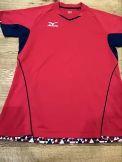 MIZUNO スポーツウェア レッド ネイビー レディース XL