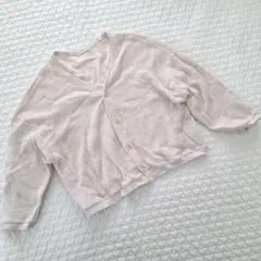 raker 韓国子供服 ワッフルカーディガン (used) 120