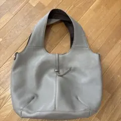 グレー トートバッグ 内ポケット付き