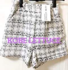 KOBE LETTUCE チェック柄ショートパンツ