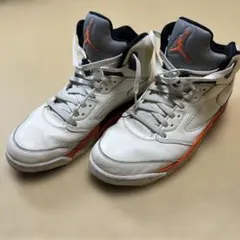 NIKE AIR JORDAN5 RETRO Sail Orange Blaze