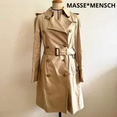 MASSE MENSCH ベージュ トレンチコート