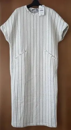 ZARA ストライプ 半袖ワンピース Sサイズ