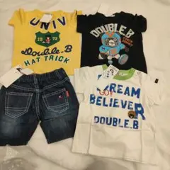 新品　ダブルB　Tシャツセット