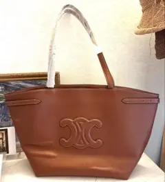 トートバッグ　ブラウンカラー　A4サイズ可能のサムネイル