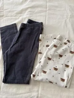ユニクロ デニムレギンス Paul & Joe レギンス 2枚セット 120