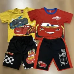 ライトニング・マックィーン Tシャツと半ズボンセット　水着　４点セット