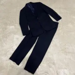 Savile Row スーパー120 スーツ　ネイビー　ストライプ　A5 セットのサムネイル