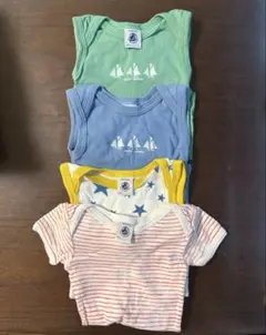 PETIT BATEAU　ロンパース 4点セット