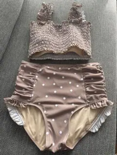 【Flower】サニードットビキニ 水着 上下セット