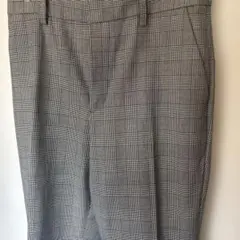 グレー系チェック スラックス