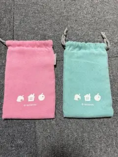 Nintendo どうぶつの森 巾着 2個セット