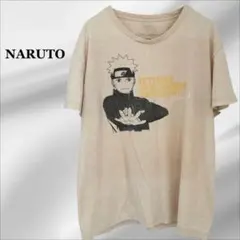 ナルト『NARUTO』Tシャツ 【F】ベージュ アニメ 漫画 イラスト 半袖
