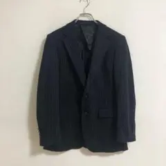 ★RÜCKENBACCHAR テーラードジャケット　ストライプ　Y5 a4464