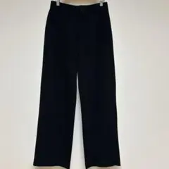 UNIQLO U ジャージーリラックスストレートパンツブラックM 437060