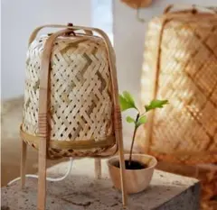 IKEA スィリネグ 50cm ペンダントランプ ラタン製 - メルカリ