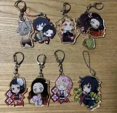 鬼滅の刃 アクリルキーホルダー 8個セット