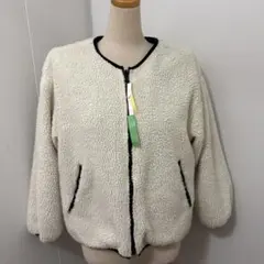 earth music & ecologyリバーシブル ブルゾン ボアジャンパー